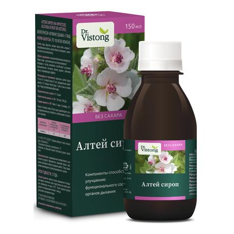 Фото Dr.Vistong, сироп Алтея с витамином С, 150 мл