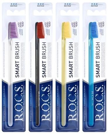 Фото Rocs Зубная щетка классическая жесткая, 1 шт.