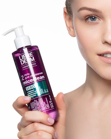 Фото Либридерм Miceclean Sebo, гель для умывания для жирной и комбинированной кожи, 200 мл