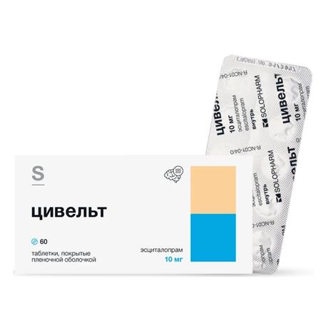 Фото Цивельт, таблетки покрыт. плен. об. 10 мг, 60 шт.