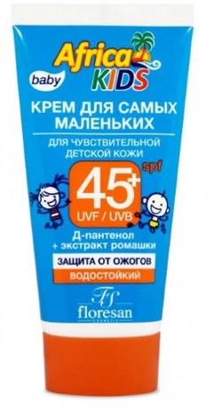 Фото Floresan Africa Kids, крем для самых маленьких, для чувствительной детской кожи, SPF45+, 50 мл