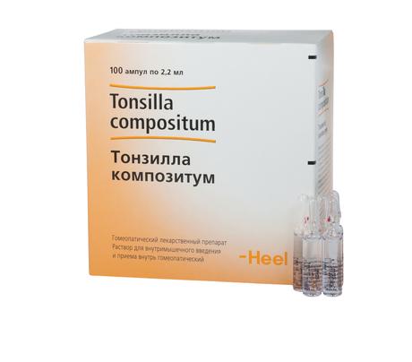 Фото Тонзилла Композитум, растовор для в/м введения, ампулы, 100 шт.