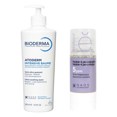 Фото Набор Биодерма Атодерм бальз 500мл и Etat Pur сывор 15мл