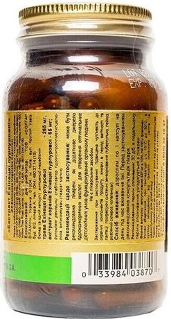 Фото Солгар Экстракт эхинацеи пурпурной, капсулы, 100 шт.