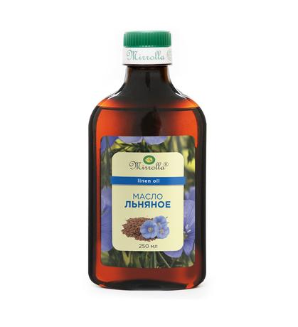 Фото Mirrolla Льняное масло, флакон 250 мл