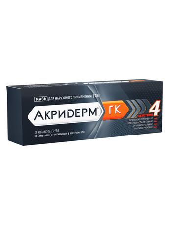 Фото Акридерм ГК, мазь 30 г