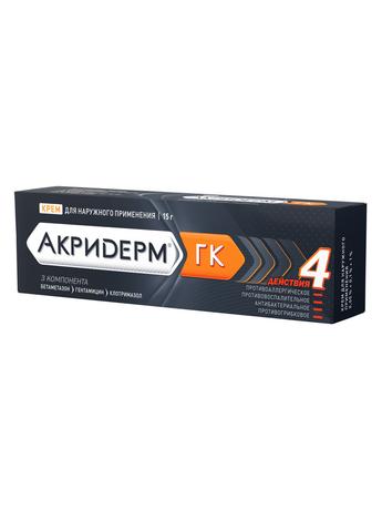 Фото Акридерм ГК, крем 15 г