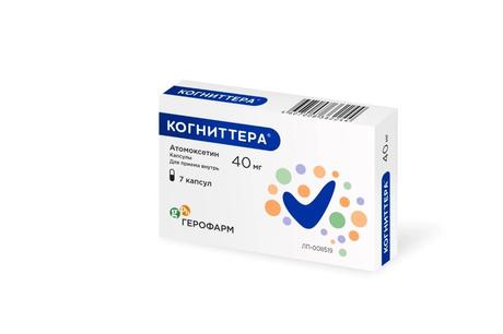Фото Когниттера, капсулы 40 мг, 7 шт.