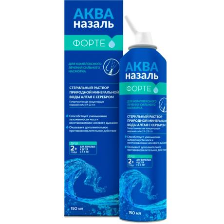 Фото Акваназаль Форте, средство для орошения полости носа 150 мл 