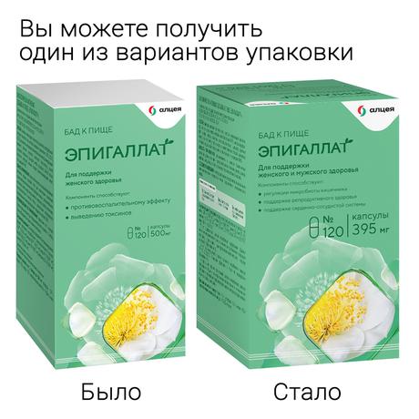 Фото Эпигаллат, капсулы 500 мг, 120 шт.