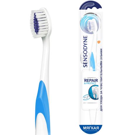 Фото Зубная щетка Sensodyne Восстановление и Защита для чувствительных зубов для деликатной чистки,Мягкая, в ассортименте