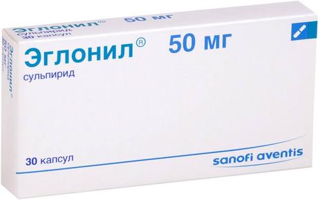 Фото Эглонил, капсулы 50 мг, 30 шт.