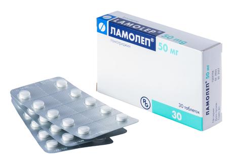 Фото Ламолеп, таблетки 50 мг, 30 шт.
