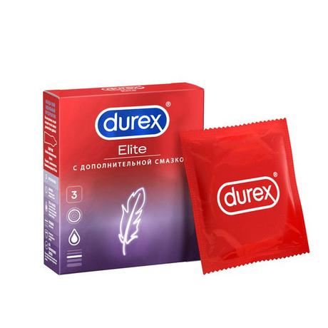 Фото Презервативы Durex Elite сверхтонкие, 3 шт.