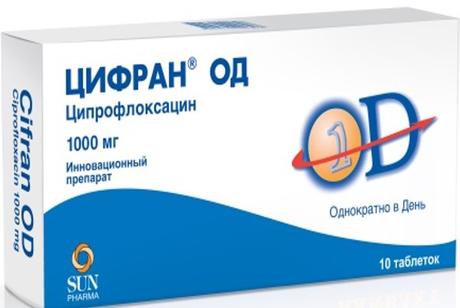 Фото Цифран ОД, таблетки пролонг. покрыт. плен. об. 1000 мг, 10 шт.