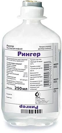 Фото Рингер, раствор для инфузий 250 мл, 10 шт.