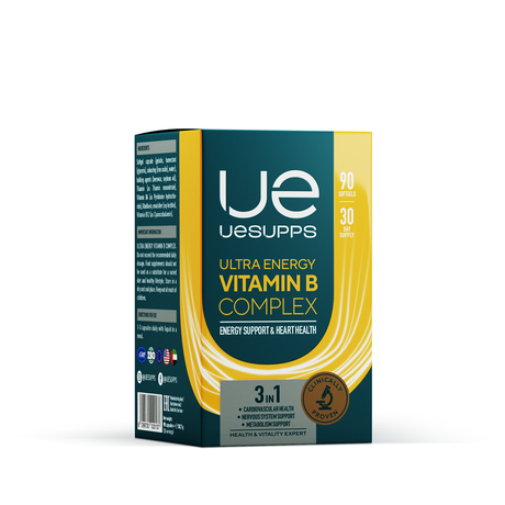 Фото UESUPPS Ультра Энерджи Витамин B Комплекс, капсулы, 90 шт.