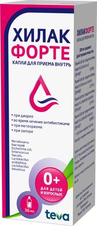 Фото Хилак форте, капли, 30 мл