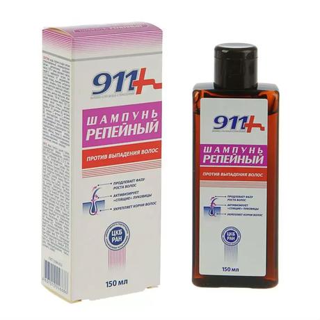 Фото 911 шампунь Репейный против выпадения волос 150 мл
