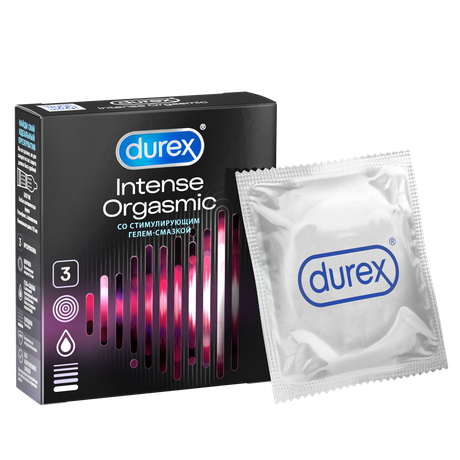Фото Презервативы Durex Intense Orgasmic, 3 шт.