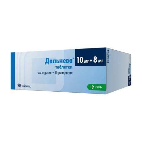 Фото Дальнева, таблетки 10 мг+8 мг, 90 шт.