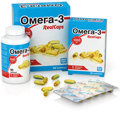 Фото Омега-3, капсулы массой 1400 мг (содержание омега-3 1000мг), 90 шт.