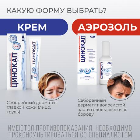 Фото Цинокап, аэрозоль 0.2%, 58 г