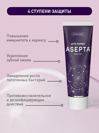 Фото Асепта Защита от кариеса и длительная свежесть, Зубная паста 75 мл, 1 шт.