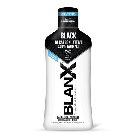 Фото BlanX Mouthwash Black Charcoal/Отбеливающий ополаскиватель BlanX с углем, 500 мл 