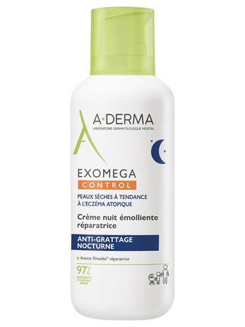 Фото A-Derma Exomega Control, крем-эмолент восстанавливающий смягчающий ночной, 400 мл