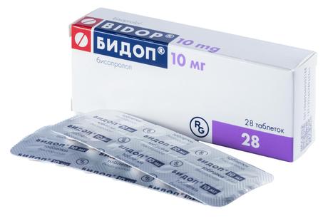 Фото Бидоп, таблетки 10 мг, 28 шт.