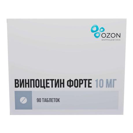 Фото Винпоцетин Форте, таблетки 10 мг 90 шт.