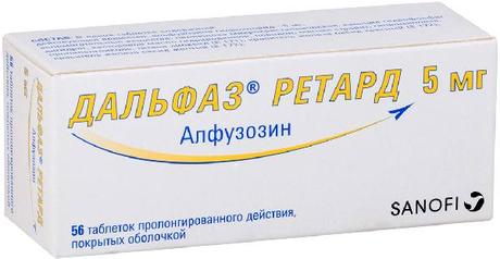 Фото Дальфаз ретард, таблетки пролонг. покрыт. плен. об. 5 мг, 56 шт.