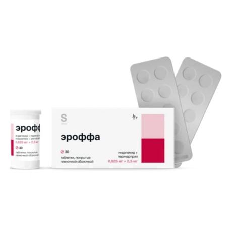 Фото Эроффа, таблетки покрыт. плен. об. 0.625мг+2.5мг, 30 шт.