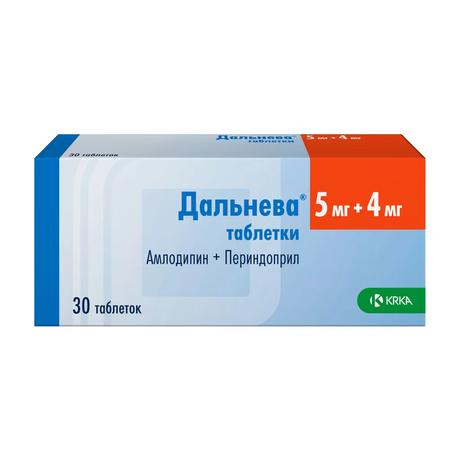 Фото Дальнева, таблетки 5 мг+4 мг, 30 шт.