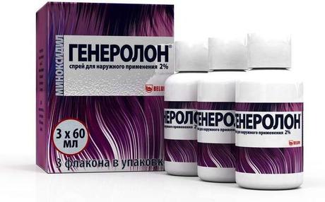 Фото Генеролон, спрей 2%, 60 мл, 3 шт.