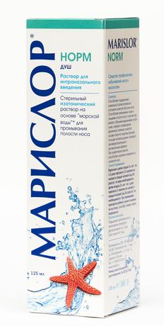 Фото МАРИСЛОР раствор для интраназального введения Норм душ 125 мл