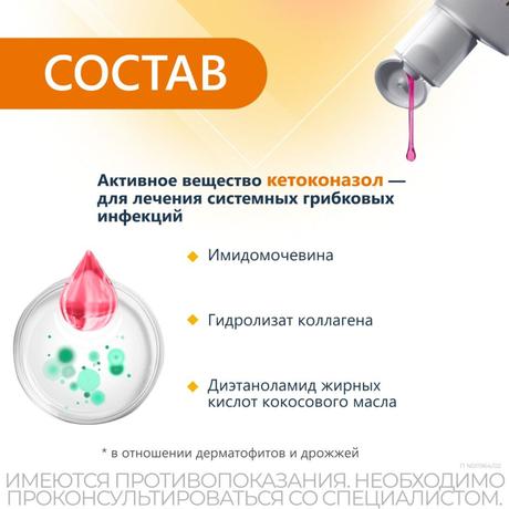 Фото Низорал, шампунь 2%, 60 мл