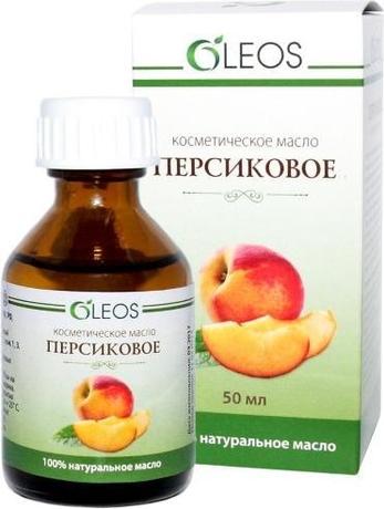 Фото Oleos, косметическое масло персиковое, 50 мл