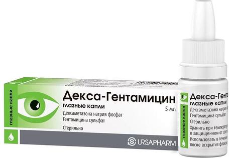 Фото Декса-Гентамицин, капли глазные, 5 мл