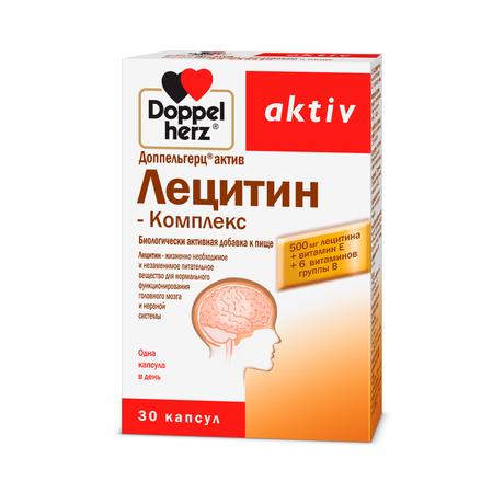 Фото Доппельгерц Актив Лецитин-Комплекс, капсулы, 30 шт.