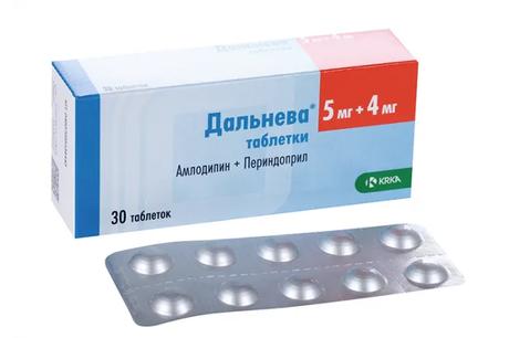 Фото Дальнева, таблетки 5 мг+4 мг, 30 шт.