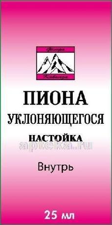 Фото Пиона уклоняющегося настойка, 25 мл (Флора Кавказа)