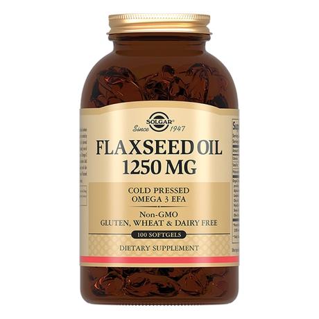 Фото Солгар Льняное масло, капсулы 1250 мг, 100 шт.