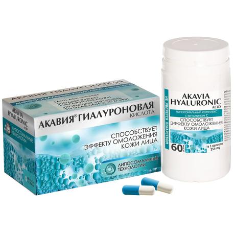 Фото Акавия Гиалуроновая кислота, капсулы 354 мг, 60 шт.