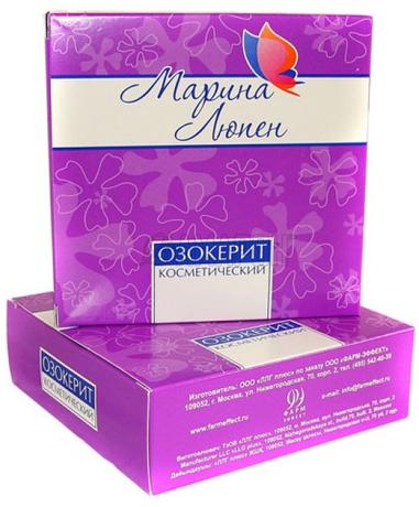 Фото Марина Люпен Озокерит косметический, коробка 250 г, 1 шт.