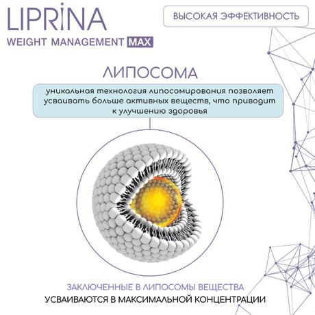 Фото Липрина Управление весом МАX , капсулы 378 мг, 30 шт.