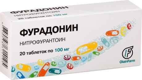 Фото Фурадонин, таблетки 100 мг, 20 шт. (Олайнфарм)