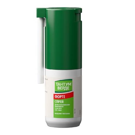 Фото Тантум Верде Форте, спрей 0.51 мг/доза, 15 мл