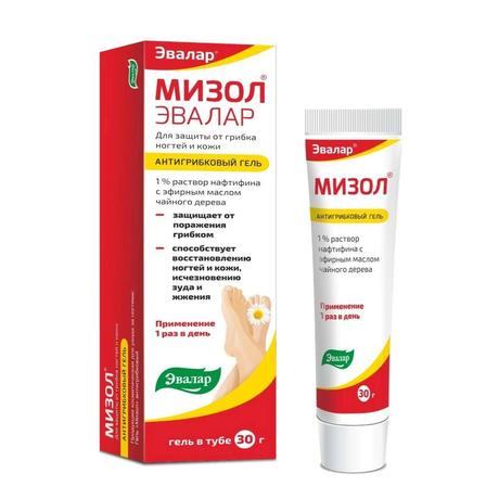 Фото Мизол, гель антигрибковый для ногтей и кожи, 30 г